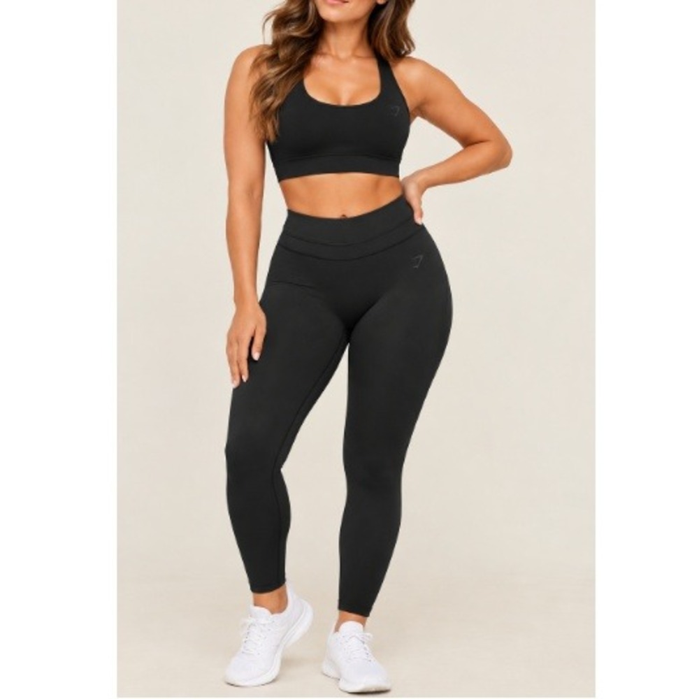 Gymshark Women's Blue Whitney Mid-Rise Leggings Size L NWT